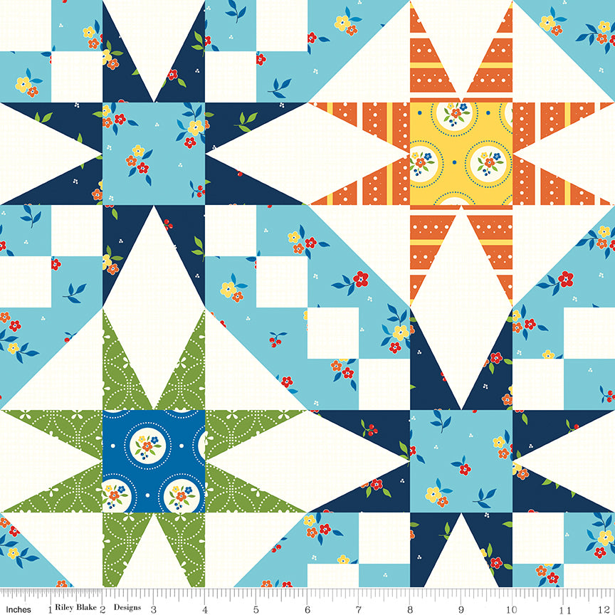 Summer's in Town - Cheater Print Multi-Riley Blake Designs-C17537-MULTI