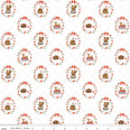 Whimsical Woodland -Animals White-Riley Blake Designs-C17641-WHITE