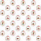 Whimsical Woodland -Animals White-Riley Blake Designs-C17641-WHITE
