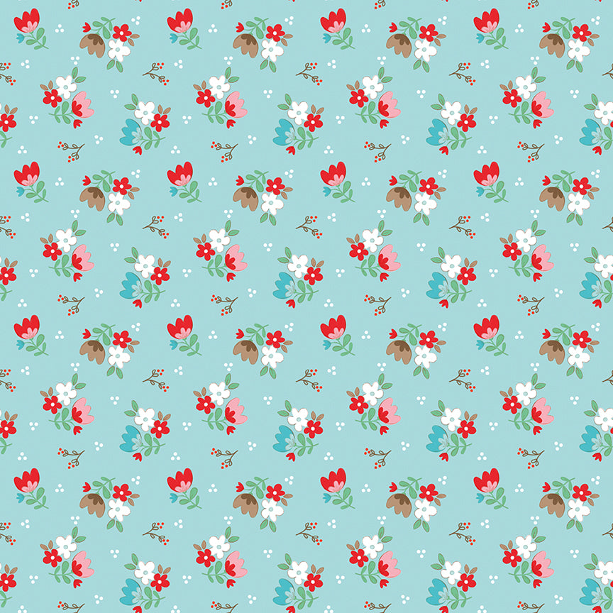 Whimsical Woodland -Curated AQUA 9 Pc  FQB-Riley Blake Designs-CFQ-WW-Aqua9