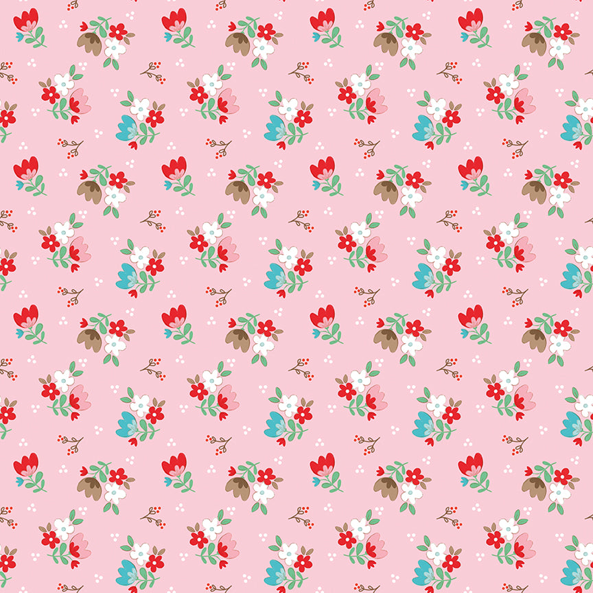 Whimsical Woodland -Curated PINK 9 Pc FQB-Riley Blake Designs-CFQ-WW-Pink9