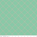 Whimsical Woodland -Lattice Green-Riley Blake Designs-C17643-GREEN