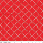 Whimsical Woodland -Lattice Red-Riley Blake Designs-C17643-RED