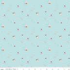 Whimsical Woodland -Mushrooms Aqua-Riley Blake Designs-C17644-AQUA