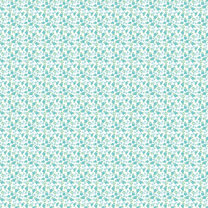 Whimsical Woodland -Curated AQUA 9 Pc  FQB-Riley Blake Designs-CFQ-WW-Aqua9
