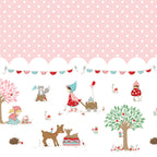 Whimsical Woodland -Curated PINK 9 Pc FQB-Riley Blake Designs-CFQ-WW-Pink9