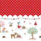 Whimsical Woodland -Curated WHITE 10 Pc Bundle (9 Fat Qtrs & 1 Pc of 1/2 Yard Cheater)-Riley Blake Designs-CFQ-WW-White