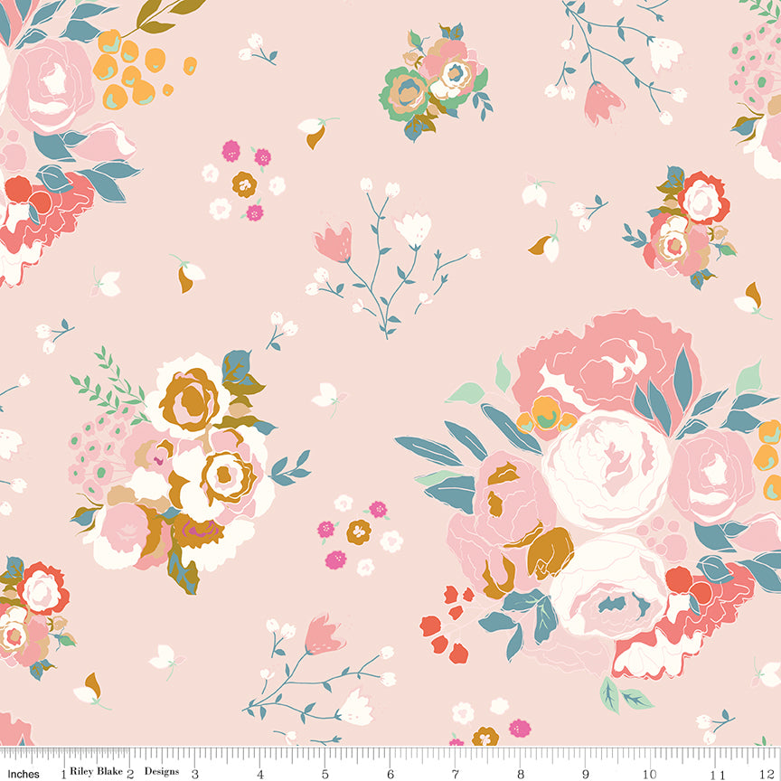 AUG 2026 - COMING SOON! -Cotton Nook-Main Blush-Riley Blake Designs-C17970 Blush