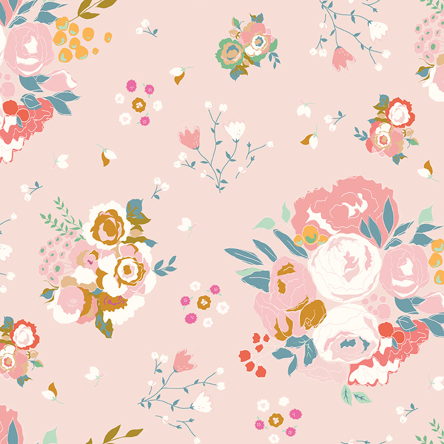 AUG 2026 - COMING SOON! -Cotton Nook-Main Blush-Riley Blake Designs-C17970 Blush
