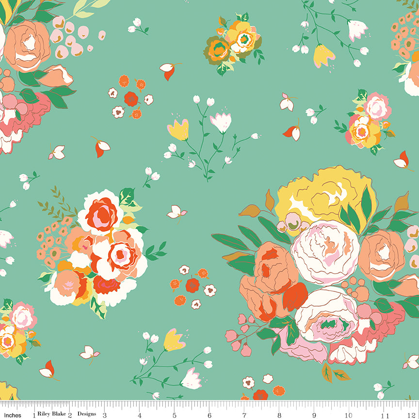 AUG 2026 - COMING SOON! -Cotton Nook-Main Seaglass-Riley Blake Designs-C17970 Seaglass