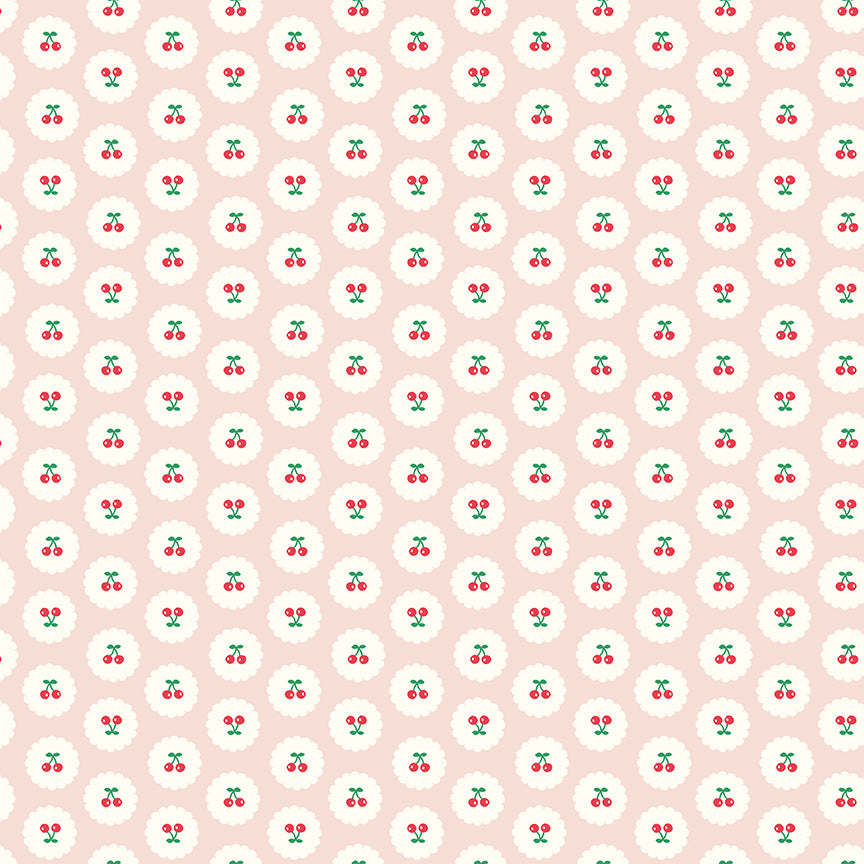 AUG 2026 - COMING SOON! -Cotton Nook-Cherries Blush-Riley Blake Designs-C17973 Blush