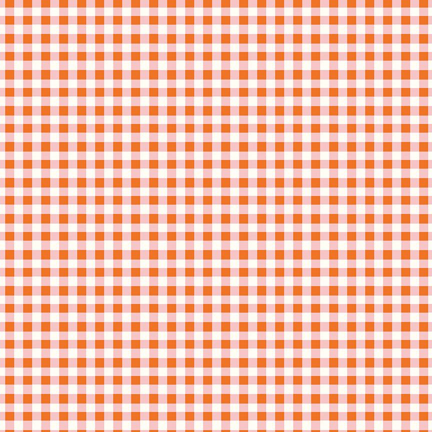 AUG 2026 - COMING SOON! -Cotton Nook-Plaid Orange-Riley Blake Designs-C17976 Orange