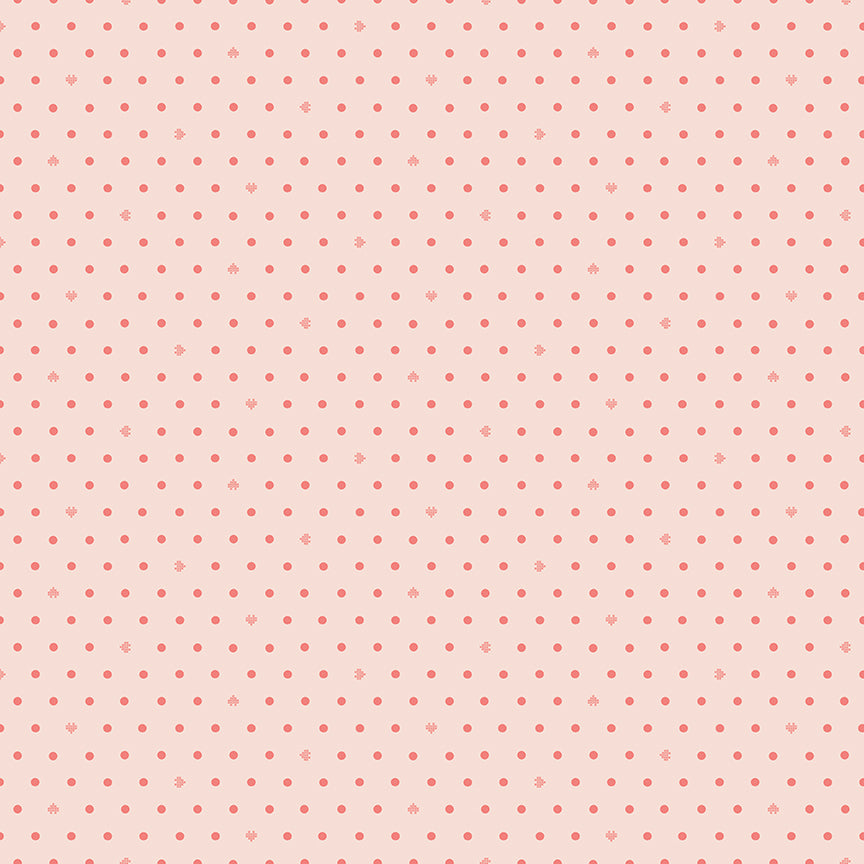 AUG 2026 - COMING SOON! -Cotton Nook-Dots Blush-Riley Blake Designs-C17977 Blush