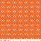 AUG 2026 - COMING SOON! -Cotton Nook-Dots Orange-Riley Blake Designs-C17977 Orange