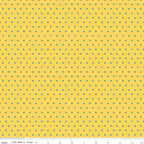 AUG 2026 - COMING SOON! -Cotton Nook-Dots Yellow-Riley Blake Designs-C17977 Yellow