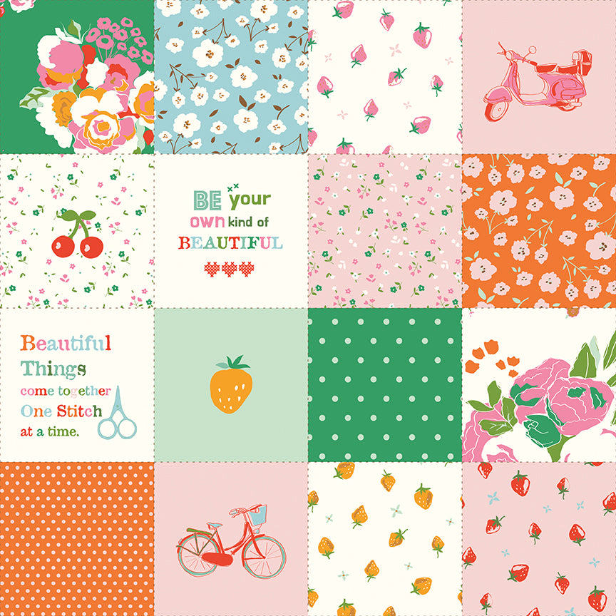 AUG 2026 - COMING SOON! -Cotton Nook-Patchwork Green-Riley Blake Designs-C17978 Green