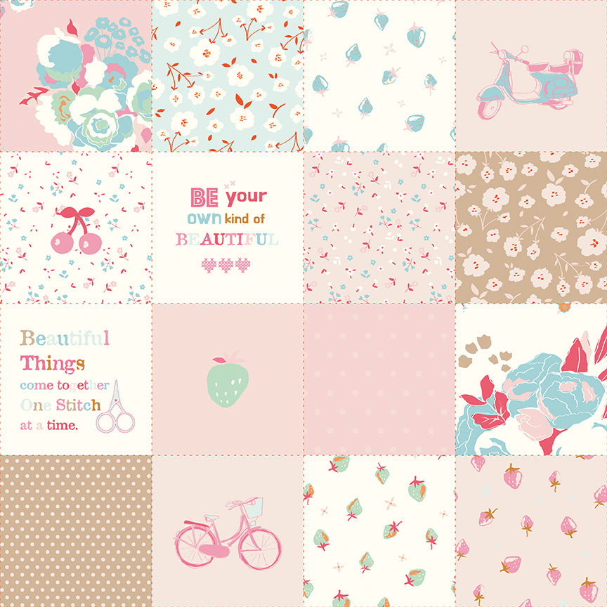 AUG 2026 - COMING SOON! -Cotton Nook-Patchwork Pink-Riley Blake Designs-C17978 Pink