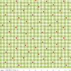 NOV 2026 - PRE-ORDER NOW! - The World of Strawberry Shortcake™-Gingham Green-Riley Blake Designs-C18562 Green