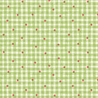 NOV 2026 - PRE-ORDER NOW! - The World of Strawberry Shortcake™-Gingham Green-Riley Blake Designs-C18562 Green