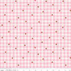 NOV 2026 - PRE-ORDER NOW! - The World of Strawberry Shortcake™-Gingham Pink-Riley Blake Designs-C18562 Pink