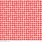 NOV 2026 - PRE-ORDER NOW! - The World of Strawberry Shortcake™-Gingham Red-Riley Blake Designs-C18562 Red