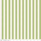 NOV 2026 - PRE-ORDER NOW! - The World of Strawberry Shortcake™-Stripes Green-Riley Blake Designs-C18565 Green