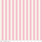 NOV 2026 - PRE-ORDER NOW! - The World of Strawberry Shortcake™-Stripes Pink-Riley Blake Designs-C18565 Pink