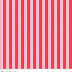 NOV 2026 - PRE-ORDER NOW! - The World of Strawberry Shortcake™-Stripes Red-Riley Blake Designs-C18565 Red