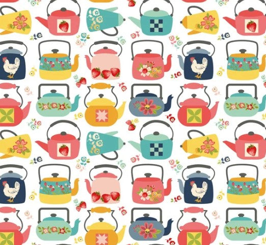 Betsy's Sewing Kit-Calico Kettles Natural-Poppie Cotton-BK22118 U-Pick