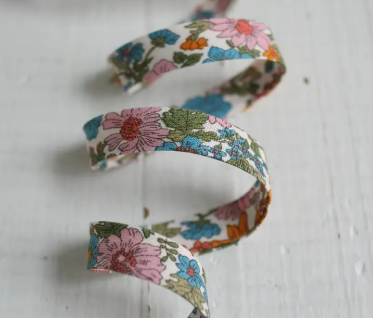 Premium 1/2"Double Fold Bias Binding-100% Cotton-Liberty Annabelle-BPB Liberty ANN 1/2