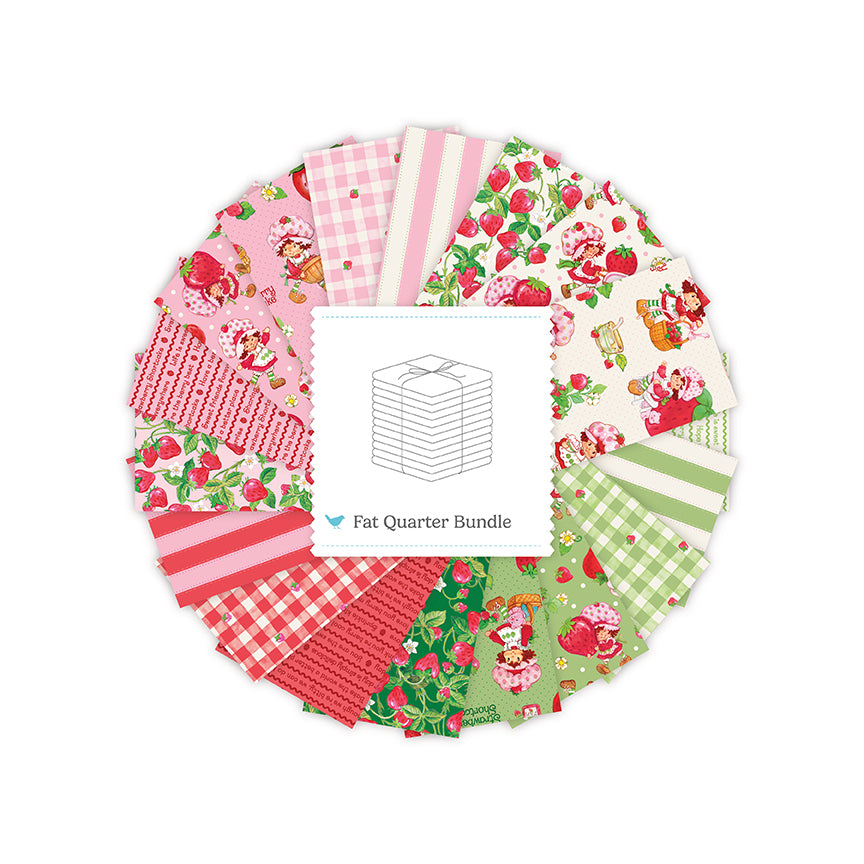 The World of Strawberry Shortcake -Fat Quarter Bundle 18pcs-Riley Blake Designs-FQ-18560-18