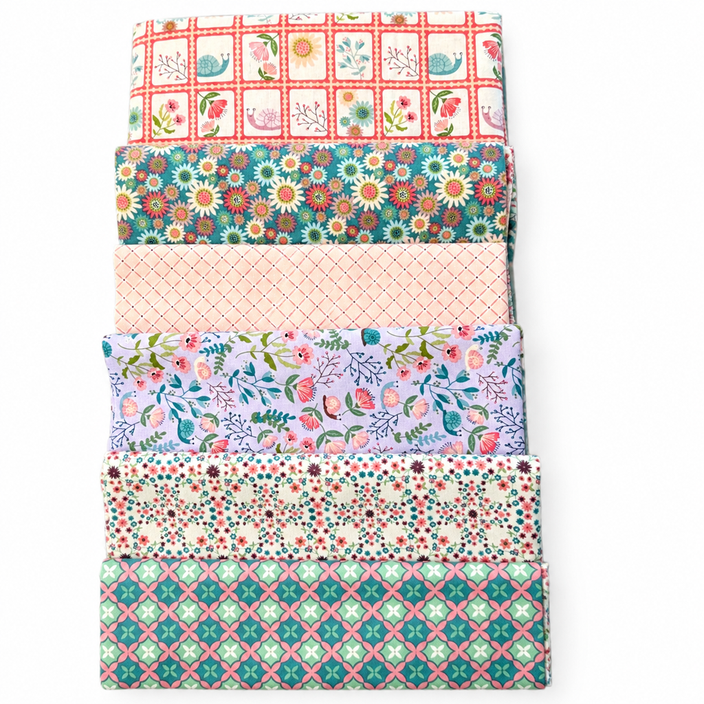 Le Petit Escargot-Curated 6 Pc FQB-Poppie Cotton-CFQ-LePetit6