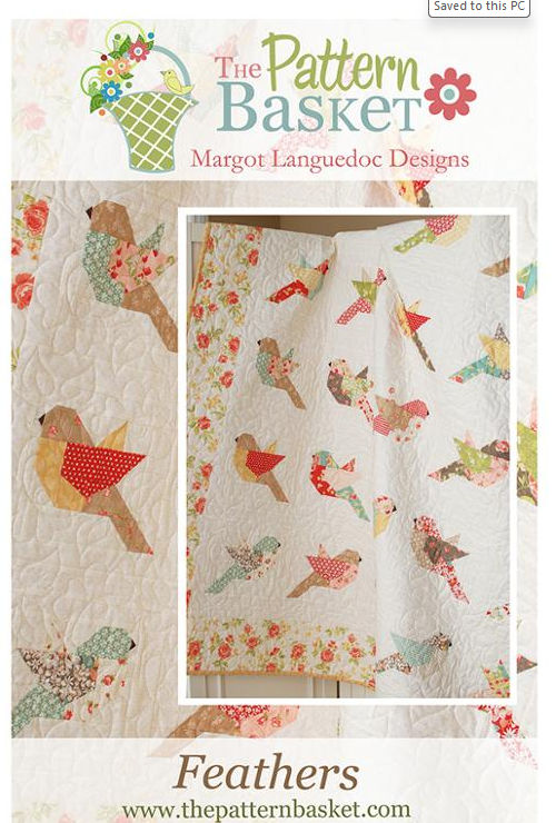 Feathers-By Margot Languedoc-The Pattern Basket-TPB 1705