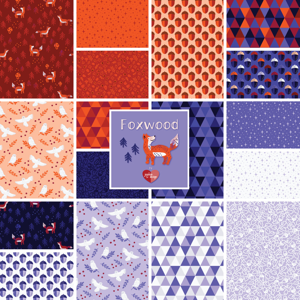 Foxwood-5" Charm Pack 42 Pcs-Cloud9 Fabrics-600549