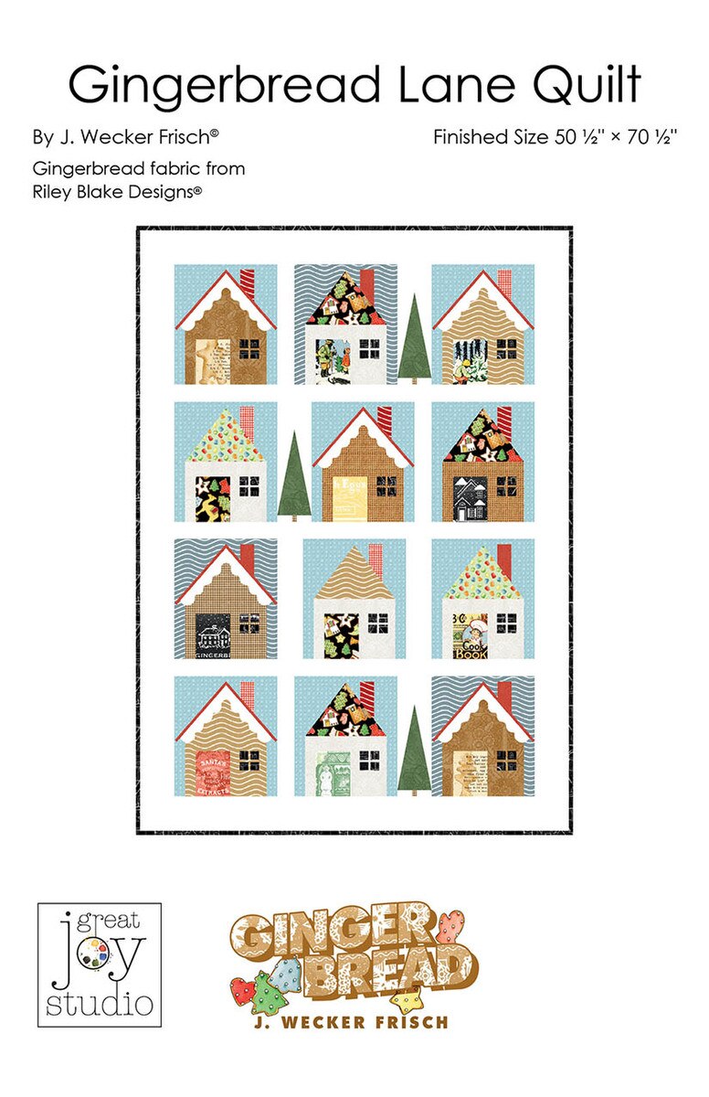 Gingerbread Lane Quilt Pattern-J. Wecker Frisch-P120-GINGERLANE