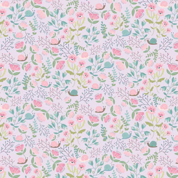 Le Petit Escargot-Hiding Out Lavender-Poppie Cotton-SL26402