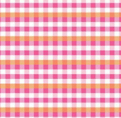 Kitty Loves Candy- Halloween Plaid Pink-Poppie Cotton-KC23912 U-Pick