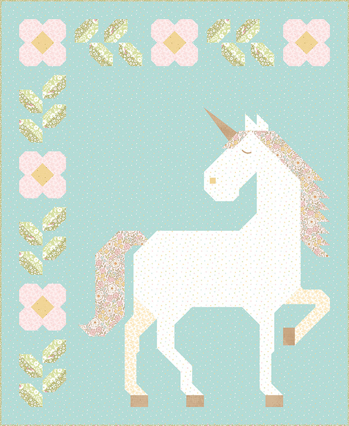 SEPT 2026 - COMING SOON! - Little Posies Garden Quilt Kit-Riley Blake Designs-KT-18320