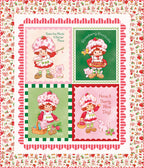 NOV 2026 - PRE-ORDER NOW! - The World of Strawberry Shortcake™-Panel Quilt Kit-Riley Blake Designs-KT-18560