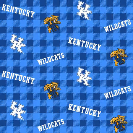 NCAA-Kentucky Wildcats Buffalo Plaid-Sykel Enterprises-KY-1207