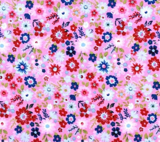Hip Hip Hooray-Liberty Hooray Pink-Poppie Cotton-HH25102 U-Pick