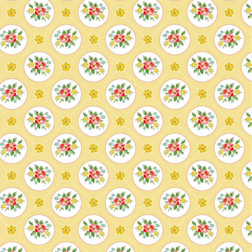 Matilda-Miss Marie Yellow-Poppie Cotton-MA25116