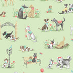 COMING SOON! - Pooch -Park Green-Andover Fabrics-MU-256-G