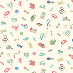 COMING SOON! - Pooch -Accessories Cream-Andover Fabrics-MU-258-Q