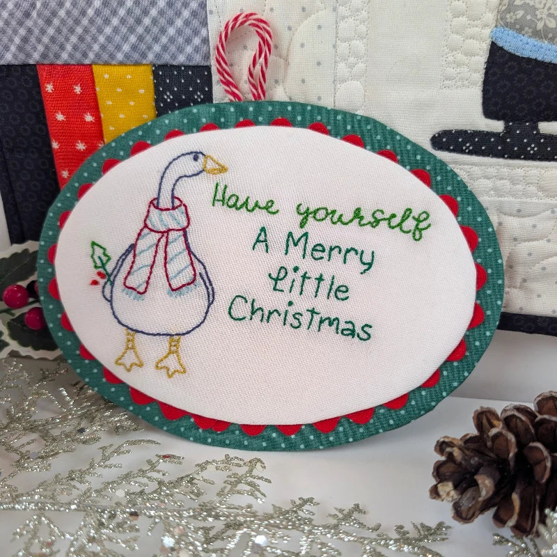Stick & Stitch Embroidery Sheet-Merry Little Christmas-The Art of Home-SS-011