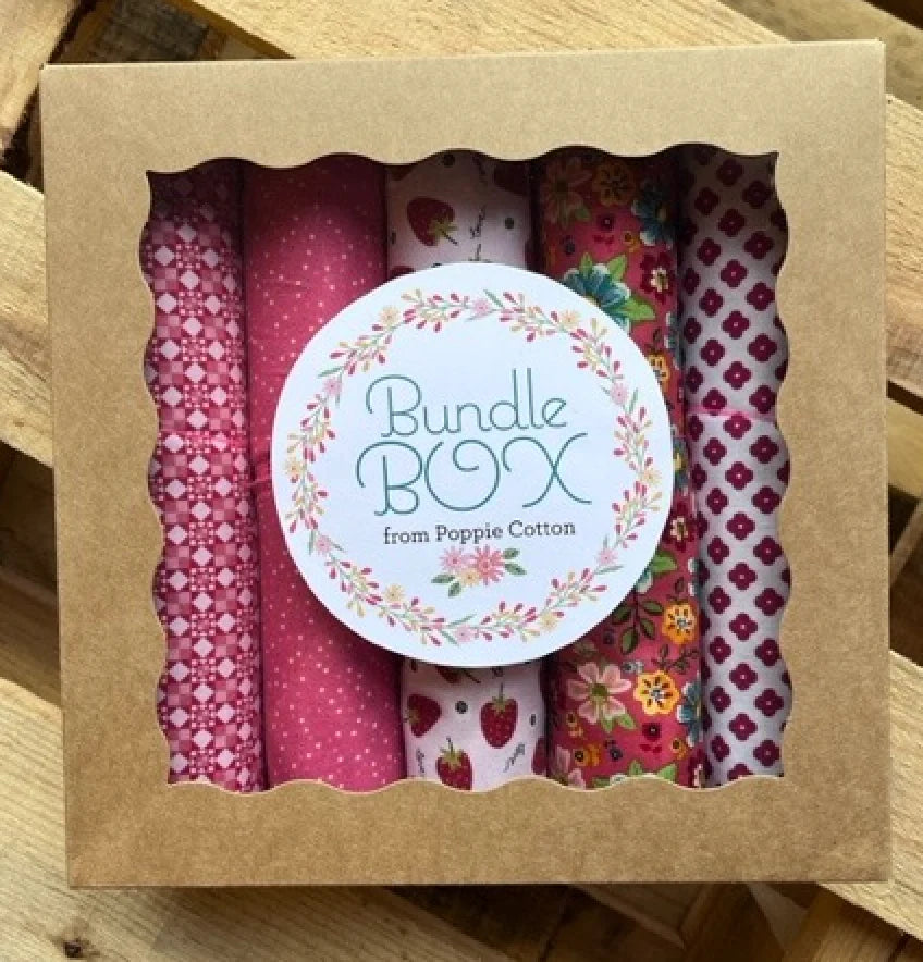 1 Yard Bundle Box-Pink-Poppie Cotton-1YDBB05