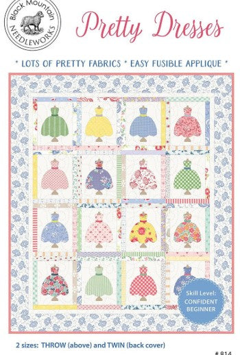 COMING SOON! - Pretty Dresses Quilt Pattern-Black Mountain Needleworks-P298-Prettydresses