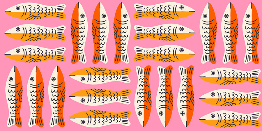 1-800-Calico-Little Sardines Lucky Pink-Ruby Star Society-RS4168 11