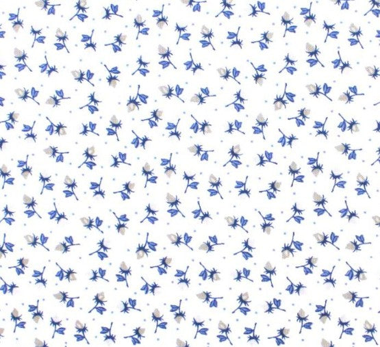 Lakeland Blues-Rosebud Toss Light-Poppie Cotton-LB25816 U-Pick