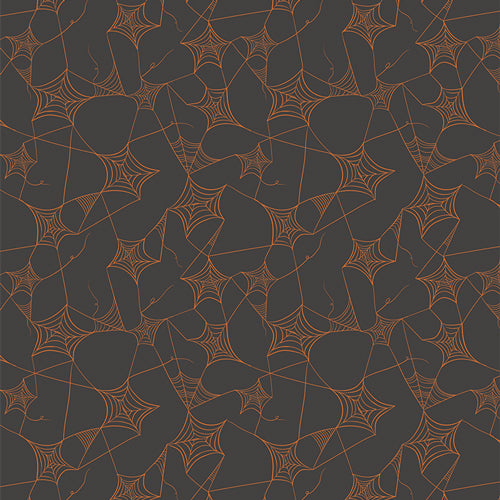 Web of Scares Caramel-Sweet n' Spookier-Art Gallery Fabrics-SNS13030